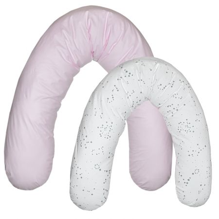 EKO - Polštář na kojení Light Pink 180 cm