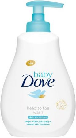 DOVE - Gel mycí na celé tělo a vlásky Sensitive 400ml Baby Dove