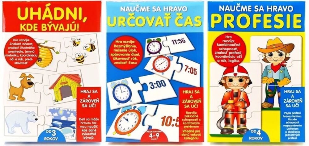 DOHÁNY TOYS - Vzdělávací hry pro nejmenší, Mix Produktů