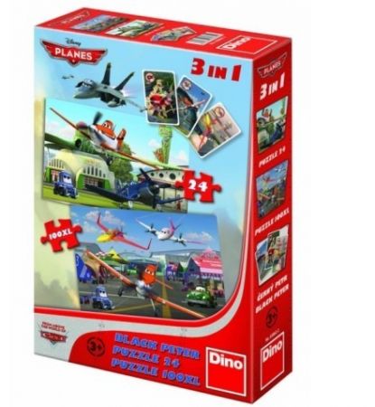 DINOTOYS - Puzzle Letadla 3 v 1