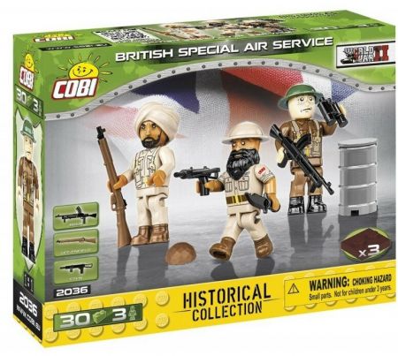 COBI - 3 figurky s doplňky British Special Air Service, 30 k