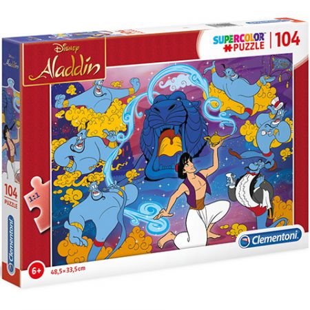 CLEMENTONI - Puzzle 104 Aladdin