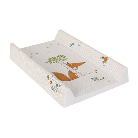 CEBA - Podložka přebalovací 2-hranná s pevnou deskou (50x70) Comfort Liška écru