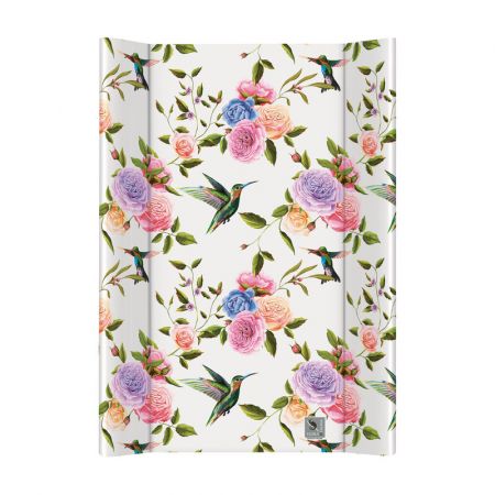 CEBA - Podložka přebalovací 2-hranná s pevnou deskou (50x70) Comfort Flora & Fauna Flores