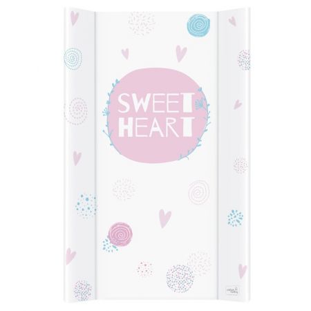 CEBA - Podložka přebalovací 2-hranná MDF 80x50cm Lolly Polly Love 2