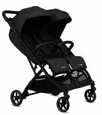 CASUALPLAY - Sportovní kočárek pro dvojčata Tour Twin - black