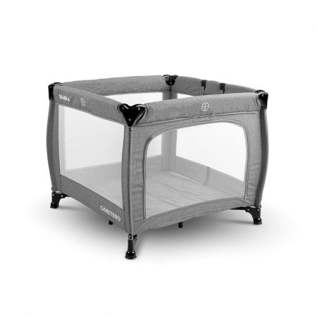 CARETERO - Dětská skládací ohrádka Quadra grey