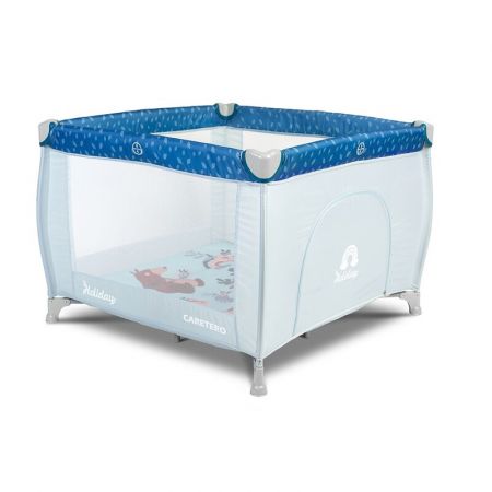 CARETERO - Dětská skládací ohrádka Holiday blue
