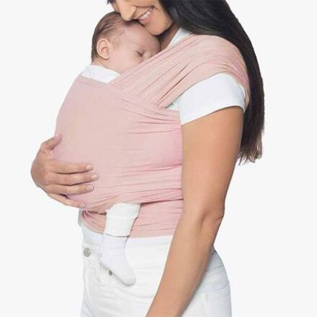 Šátek na nošení Ergobaby Aura wrap Blush pink