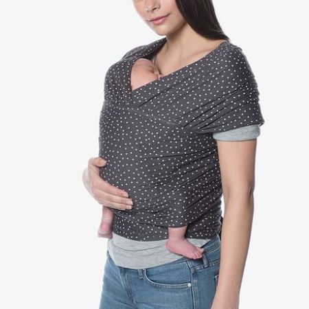 Šátek na nošení Ergobaby Aura wrap Twinkle grey