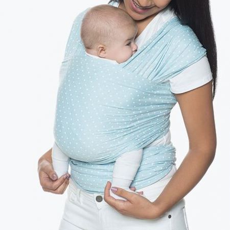 Šátek na nošení Ergobaby Aura wrap Baby blue