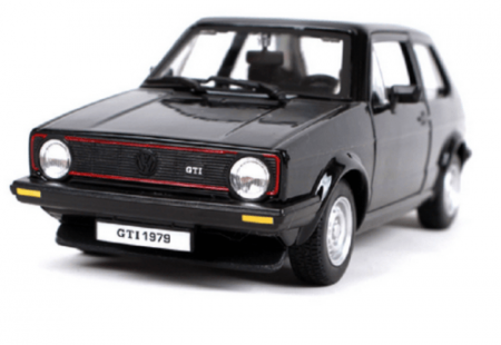 BBURAGO - Volkswagen Golf MK1 GTI Black 1:24