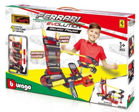 BBURAGO - Ferrari - Ferrari Evolution Elevator Playset