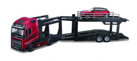 BBURAGO - 1:43 STR FIRE Multicar Carrier - Volvo FH16 w/Land Rover LRX Concept
