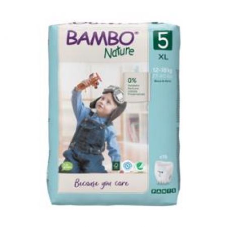 BAMBO - Nature Pants 5 Plenkové kalhotky, 19 ks, pro 12-18 kg