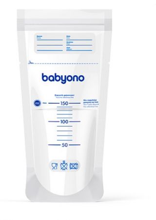 BABYONO - Sáčky na mateřské mléko, 150ml, 20ks