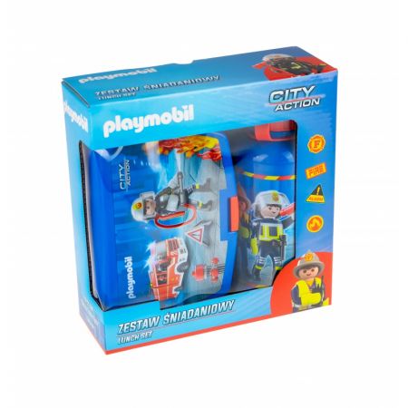 ASTRA - Sada na svačinu / box + láhev PLAYMOBIL City, PL-07, 511020001