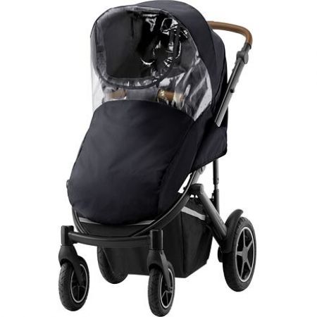Pláštěnka na kočárek Britax Römer Smile III Black + clear EVA