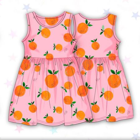 Šaty dívčí, Minoti, 10KVDRESS 3, růžová - 104/110