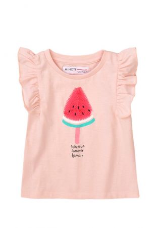 Tílko dívčí, Minoti, Melon 7, růžová - 98/104