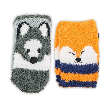 ponožky chlapecké FLUFFY- 2pack, Pidilidi, PD0146-22, uni - 35-37