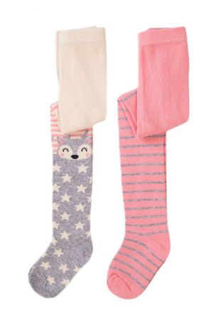 Punčochy dívčí 2pack, Minoti, NEW TIGHT 27, holka - 92/98