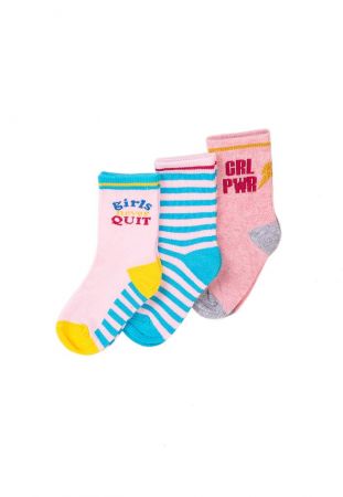Ponožky dívčí 3pack, Minoti, KG SOCK 28, holka - 98/104