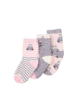 Ponožky dívčí 3pack, Minoti, TG SOCK 27, holka - 80/92