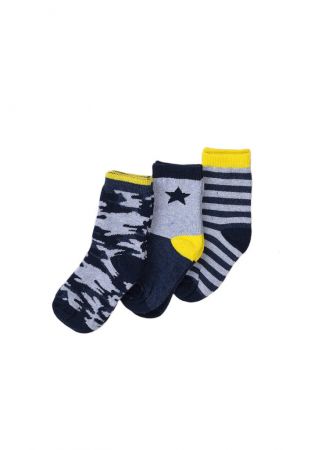 Ponožky chlapecké 3pack, Minoti, TB SOCK 36, kluk - 92/98