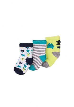 Ponožky chlapecké 3pack, Minoti, NBB SOCK 33, kluk - 92/98