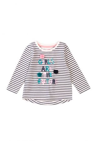 Tričko dívčí s dlouhým rukávem, Minoti, Lovely 2, holka - 104/110