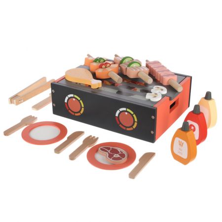 ZOPA - Dřevěný BBQ gril set