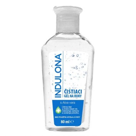 Sarantis Indulona Čisticí gel na ruce s Aloe vera 80 ml