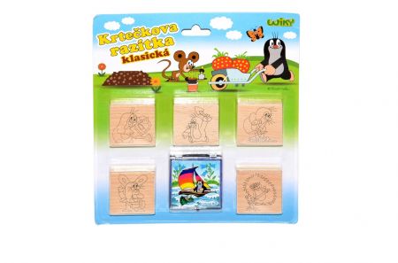 WIKY - Razítko Krtek set