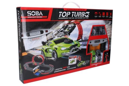 WIKY - Autodráha se smyčkou 560 cm 2 auta