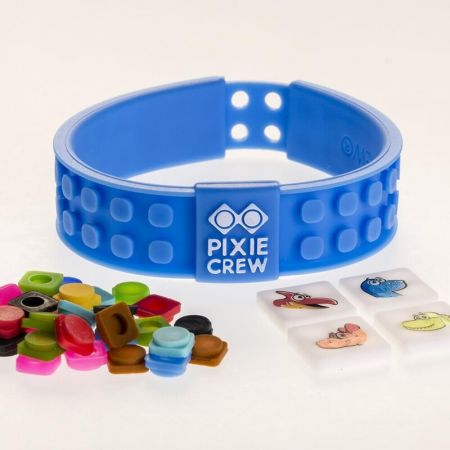 PIXIE CREW - Kreativní DINO náramek modrý