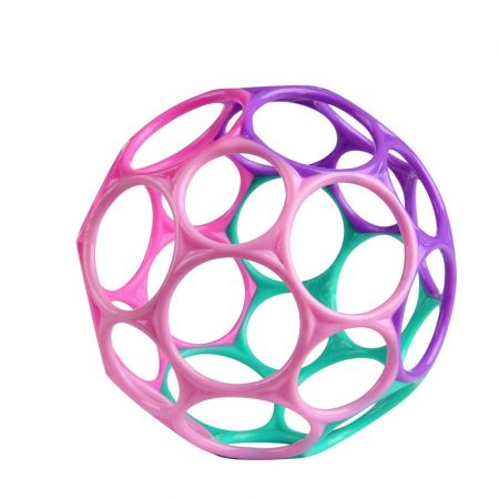 OBALL - Hračka Oballo ™ Classic 10 cm růžovo / fialová 0m +