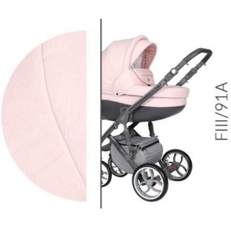 Kočárek Baby Merc Faster III Style 2019 dvojkombinace šedý rám FIII/91A