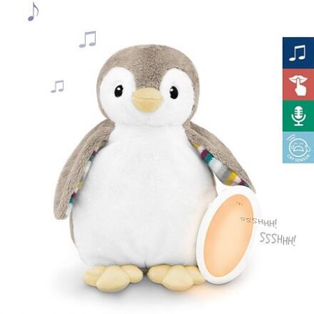 ZAZU Tučňák PHOEBE - Šumící zvířátko s nočním světlem a hlasovým rekordérem