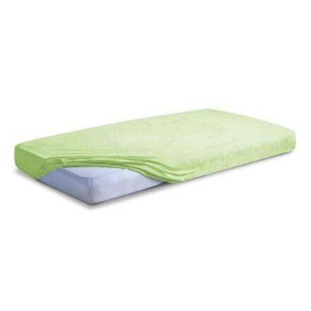 Prostěradlo Froté classic Baby Matex s gumou 120x60 cm Zelená