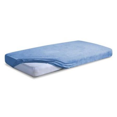 Prostěradlo Froté classic Baby Matex s gumou 120x60 cm Modrá
