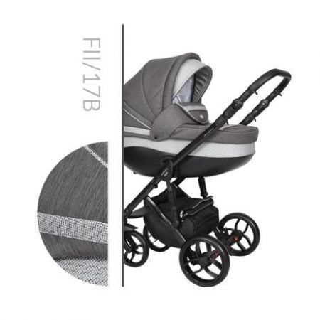 Kočárek Baby Merc Faster II Style 2019 dvojkombinace černý rám FII/17B