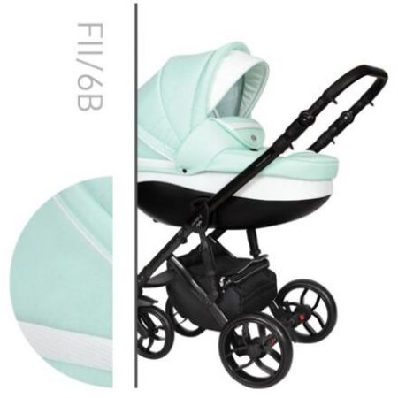 Kočárek Baby Merc Faster II Style 2019 dvojkombinace černý rám FII/6B
