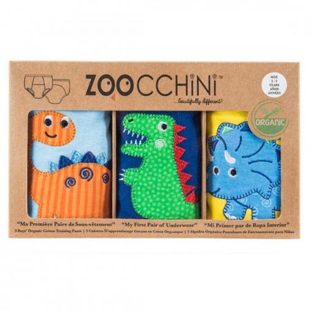 Zoocchini Tréninkové kalhotky Jurský park sada 3 kusy