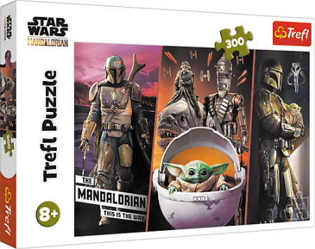 TREFL - Puzzle 300 - Tajemství Baby Yoda / Lucasfilm Star Wars The Mandalorian