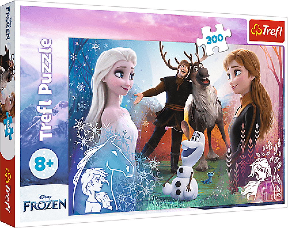 TREFL - Puzzle 300 - Magický čas / Disney Frozen 2