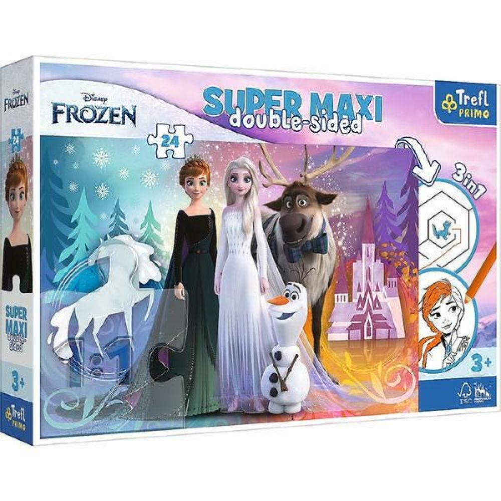 TREFL - Puzzle 24 SUPER MAXI - Disney Frozen 2
