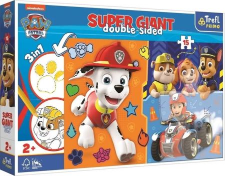 TREFL - Puzzle 15 GIANT- Paw Patrol