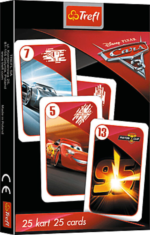 TREFL - karty Černý Petr - Cars 3