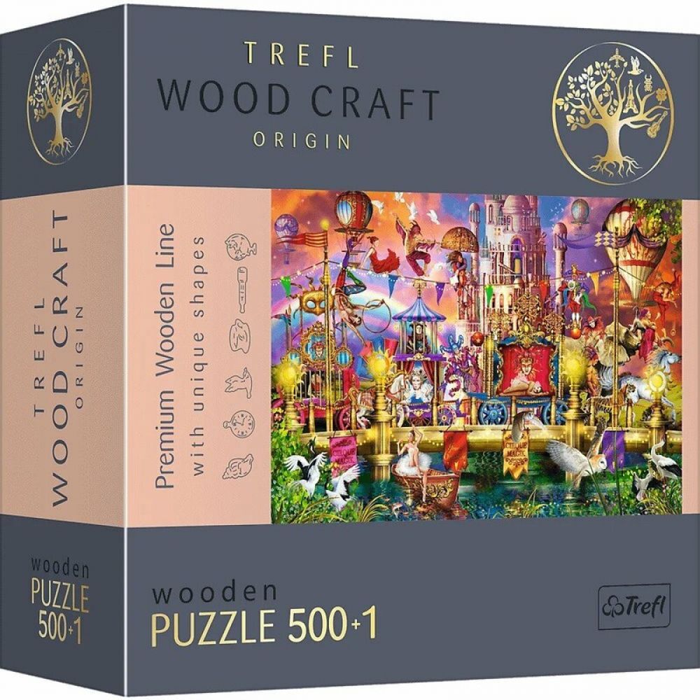 TREFL - Dřevěné puzzle 501 - Zázračný svět
